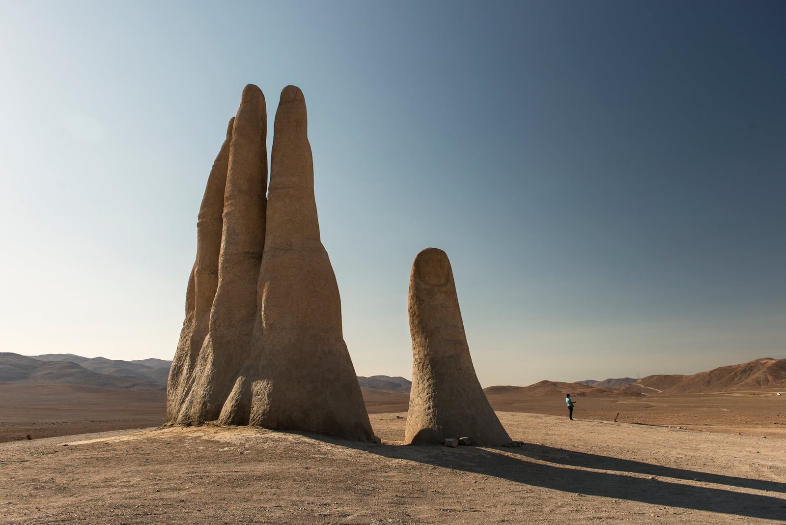 La Mano del Desierto en el Desierto de Atacama, Chile